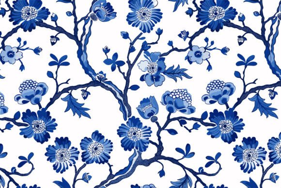 Blue Flower Pattern Chinese Ornament: A Designer's Guide