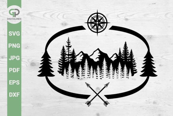 Camping in Forest and Mountains SVG: Your Adventure Toolkit