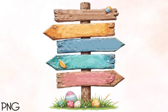 Easter Wooden Sign Sublimation: A Rustic Design Asset