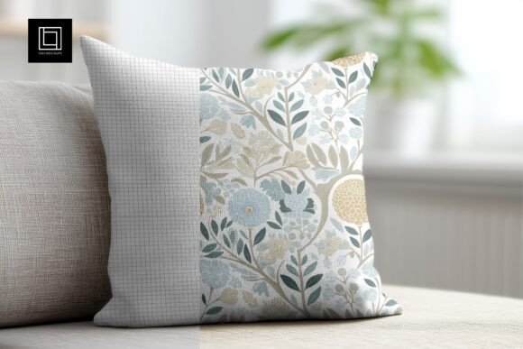 Elevate Your Surface Patterns with a Realistic Square Pillow Mockup