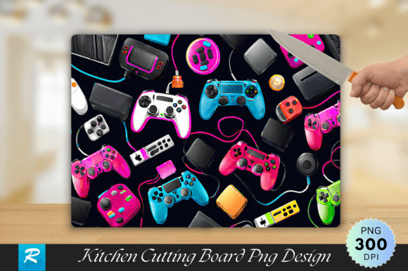 Gaming Console Cutting Board Sublimation: A Designer's Kitchen Staple