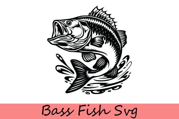 Mastering the Water: Your Guide to the Bass Fish SVG Design