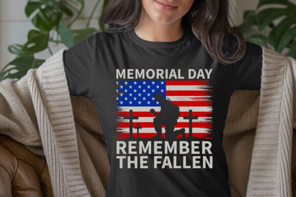 Memorial Day Remembrance T-Shirt: A Design of Solemn Tribute