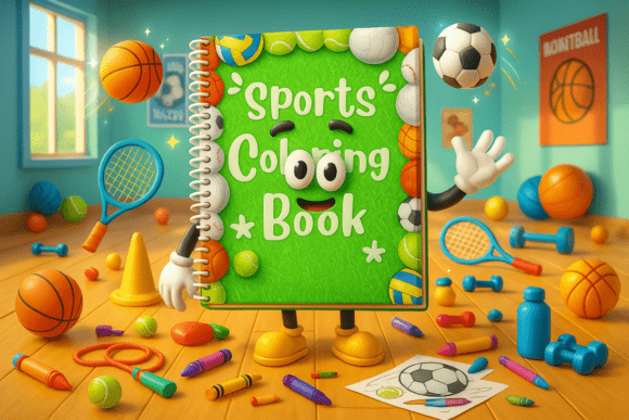 🏅 Sports Coloring Book for Kids: A Playful Activity for Young Athletes