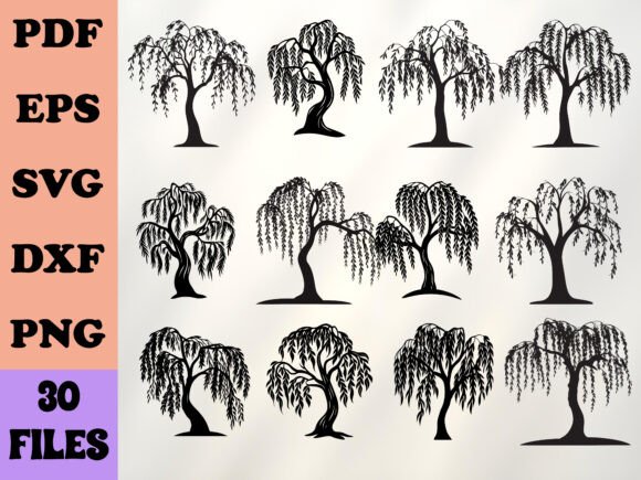 Willow Tree Svg Bundle: Creative Assets for Every Project