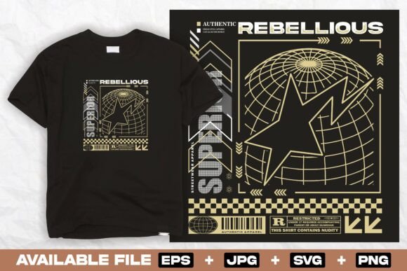 Y2K Urban Futuristic Illustration Design